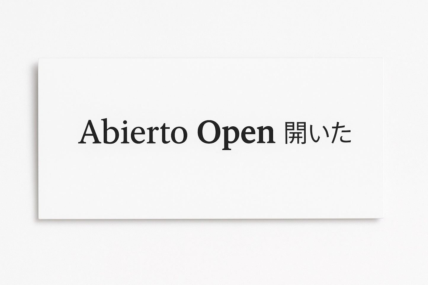 ACRILICO ABIERTO