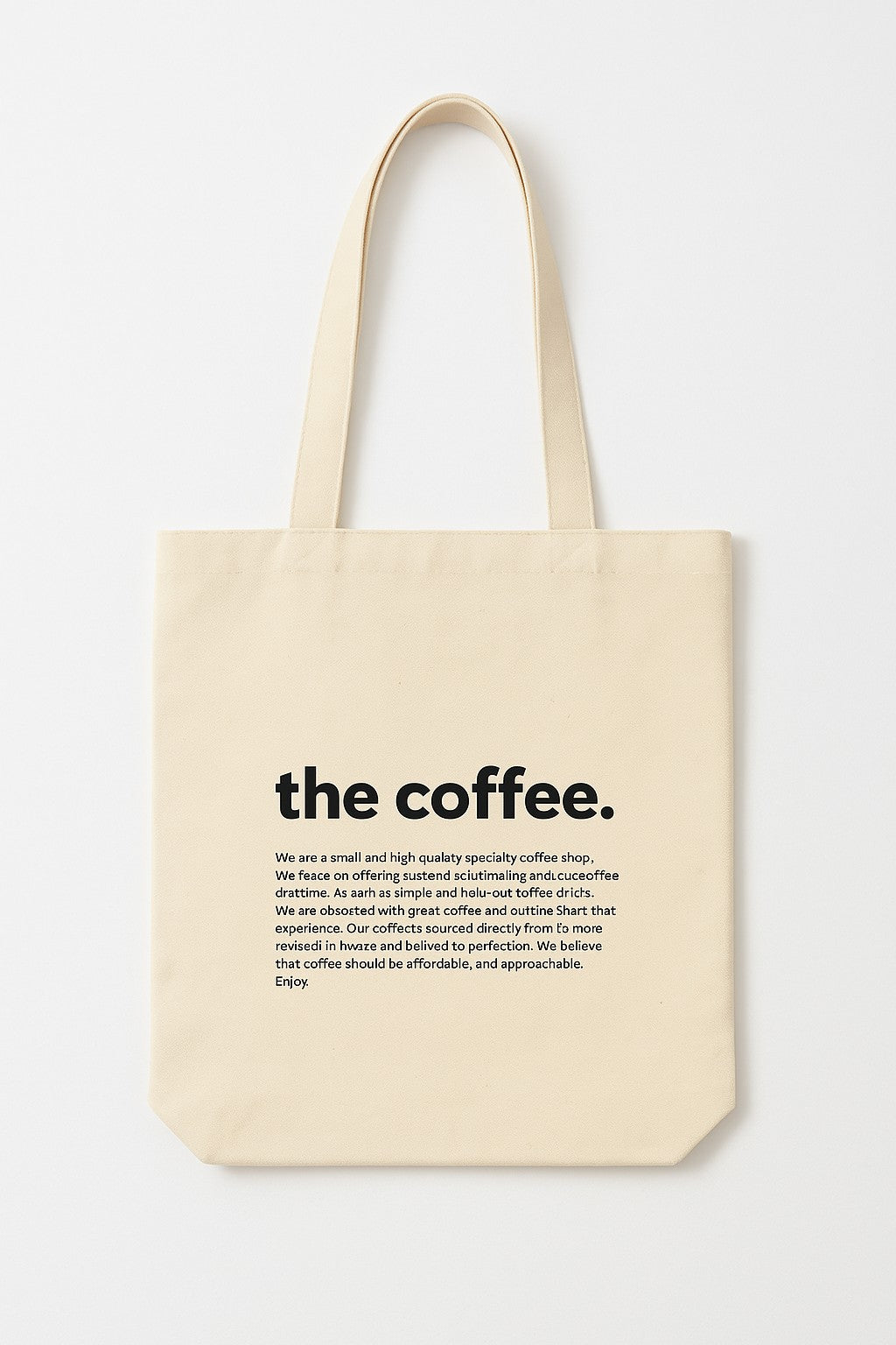 BOLSA TOTE BAG BLANCA THE COFFEE