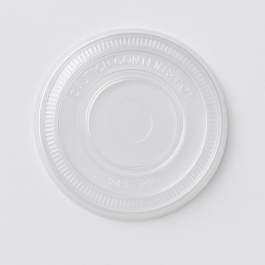 PET TRANSPARENT FLAT LID CAJA (1,000 PIEZAS)