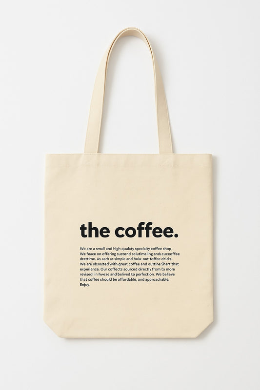 BOLSA TOTE BAG BLANCA THE COFFEE