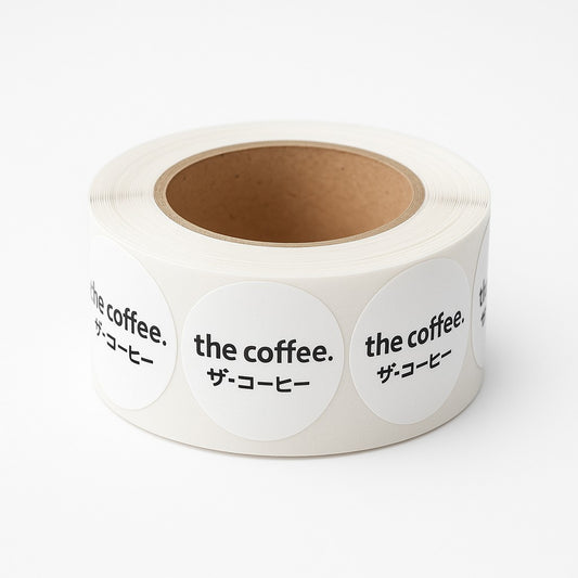 ETIQUETAS THE COFFEE ROLLO (1,000 PIEZAS)